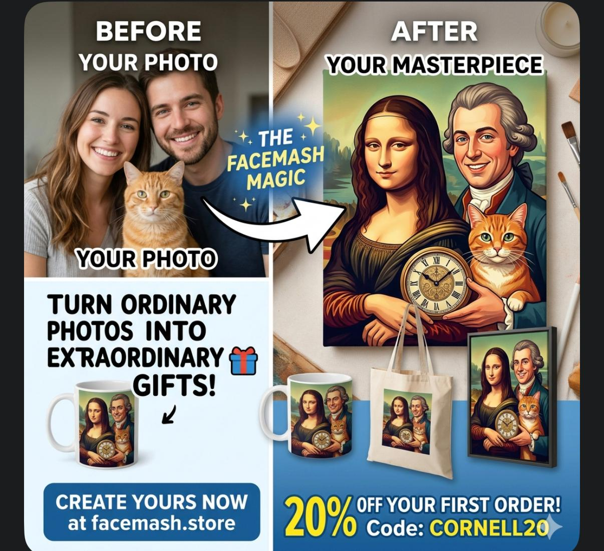 Metamorph.Art — turn ordinary photos into extraordinary personalised merchandise with AI